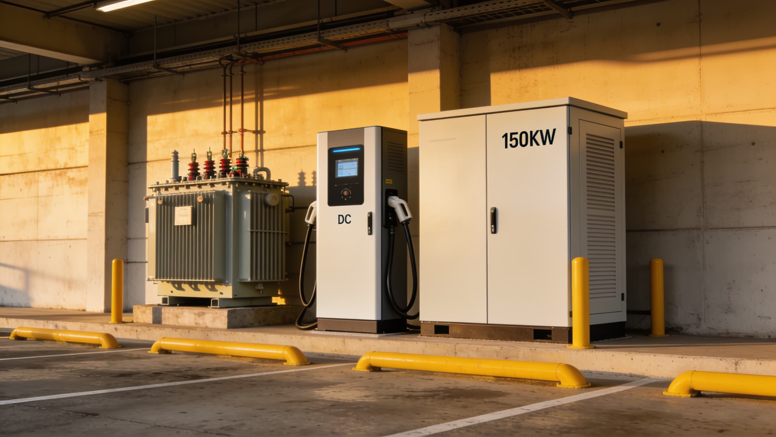 Carregador 150kW: transformador de 225 kVA basta mesmo?